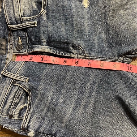 MOTHER Mid Rise Dazzler Ankle Fray Distressed Jeans - Picture 14 of 14